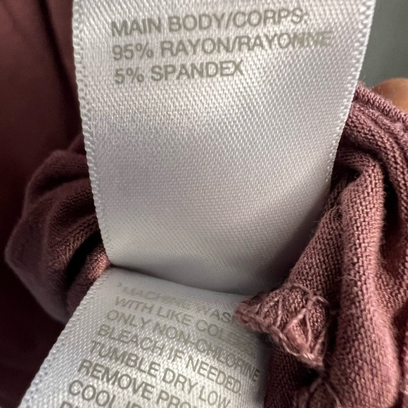 Zella All Day Pink Long Sleeve Ruched Tunic Top blouse size Small lightweight - Picture 5 of 5